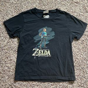 Little kids size XS, Legend of Zelda: Breath of the Wild t-shirt, black